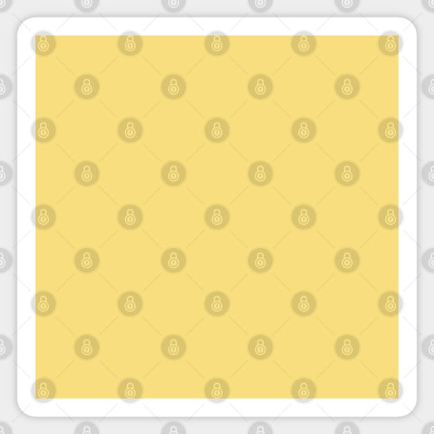 PLAIN SOLID Mellow Yellow Sticker by colorsandpatterns